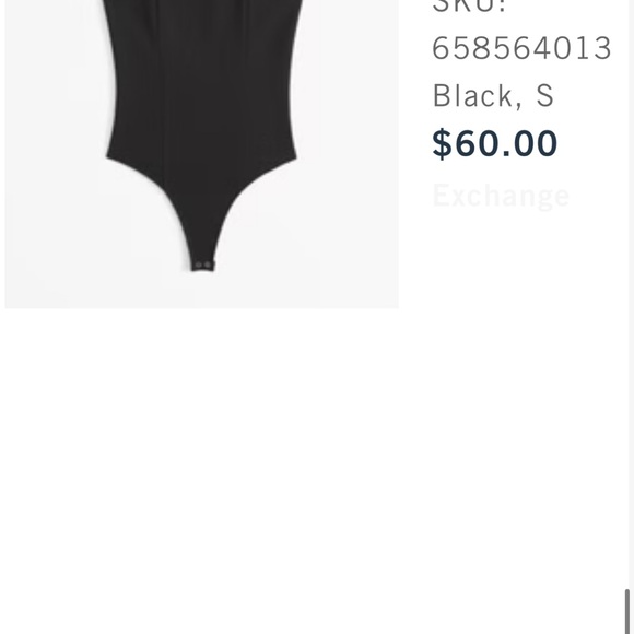 Mesh Crepe Bodysuit 🖤🖤🖤 - Picture 4 of 4